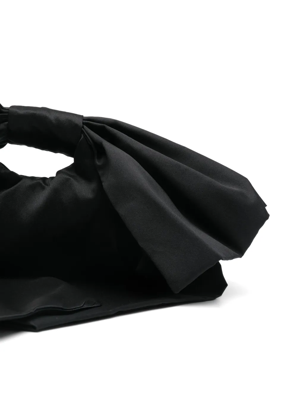 Douuod Kids Shopper met strikpatroon Zwart
