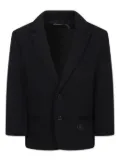 Calvin Klein Kids logo-embroidered blazer - Black