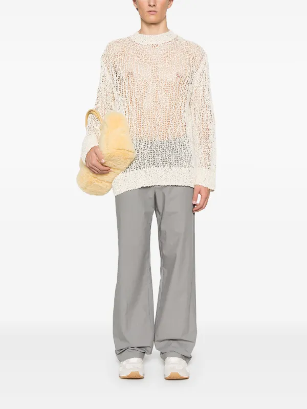 Jil Sander オープンニット セーター | ニュートラル | FARFETCH JP