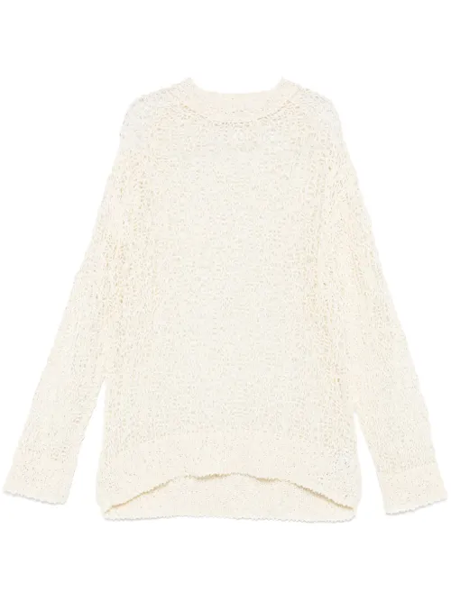 Pull en maille ajourée - Jil Sander - Modalova