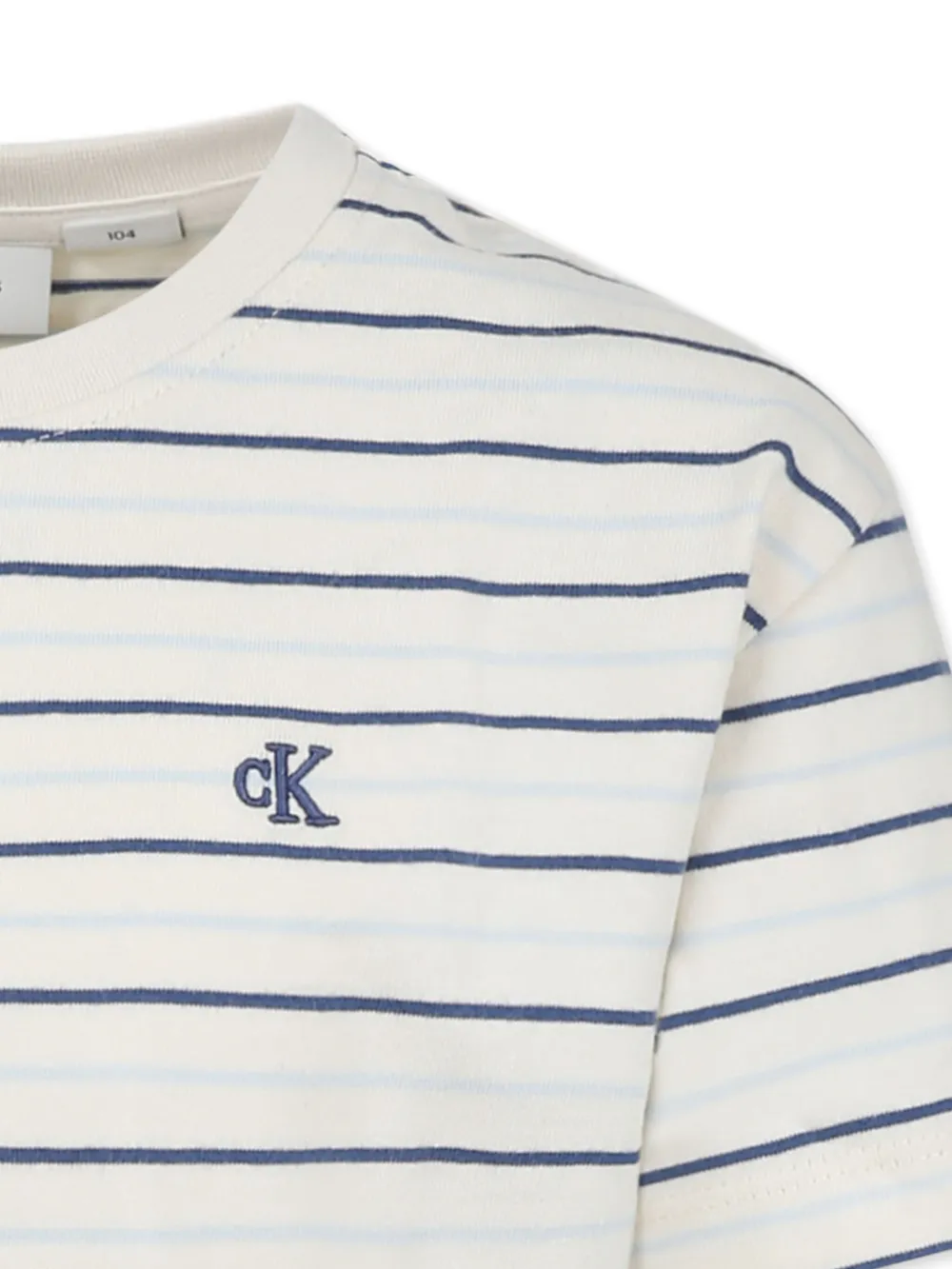 Calvin Klein Kids Katoenen T-shirt Wit