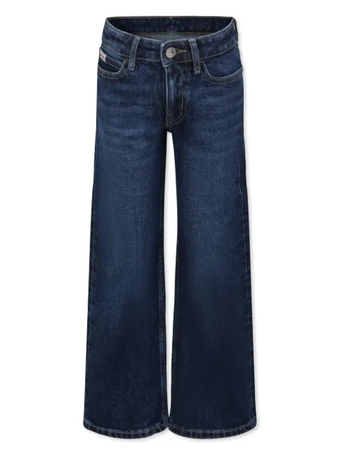 Calvin Klein Kids wide-leg jeans