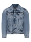 Calvin Klein Kids logo-patch denim jacket - Blue