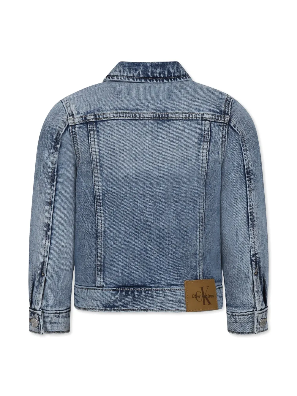 Calvin Klein Kids Jaqueta jeans com patch de logo | Jaqueta Jeans | Image 2