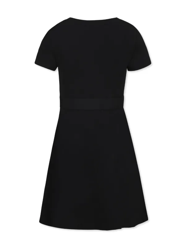 Calvin Klein Kids Vestido Manga Corta Negro FARFETCH MX