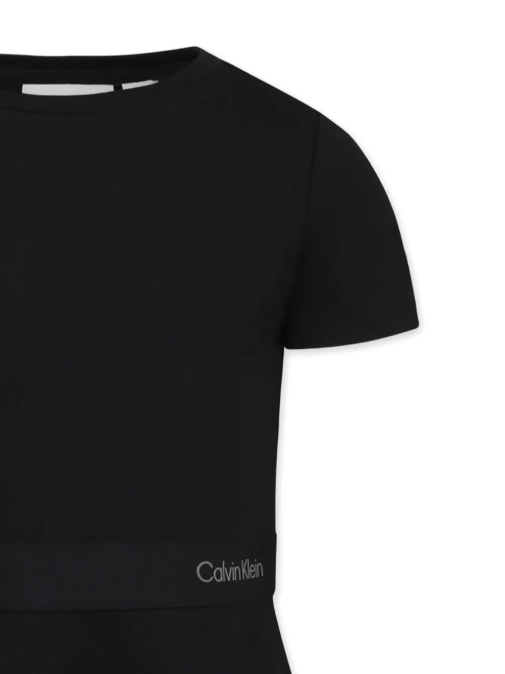 Shop Calvin Klein Short-sleeve Dress In Black