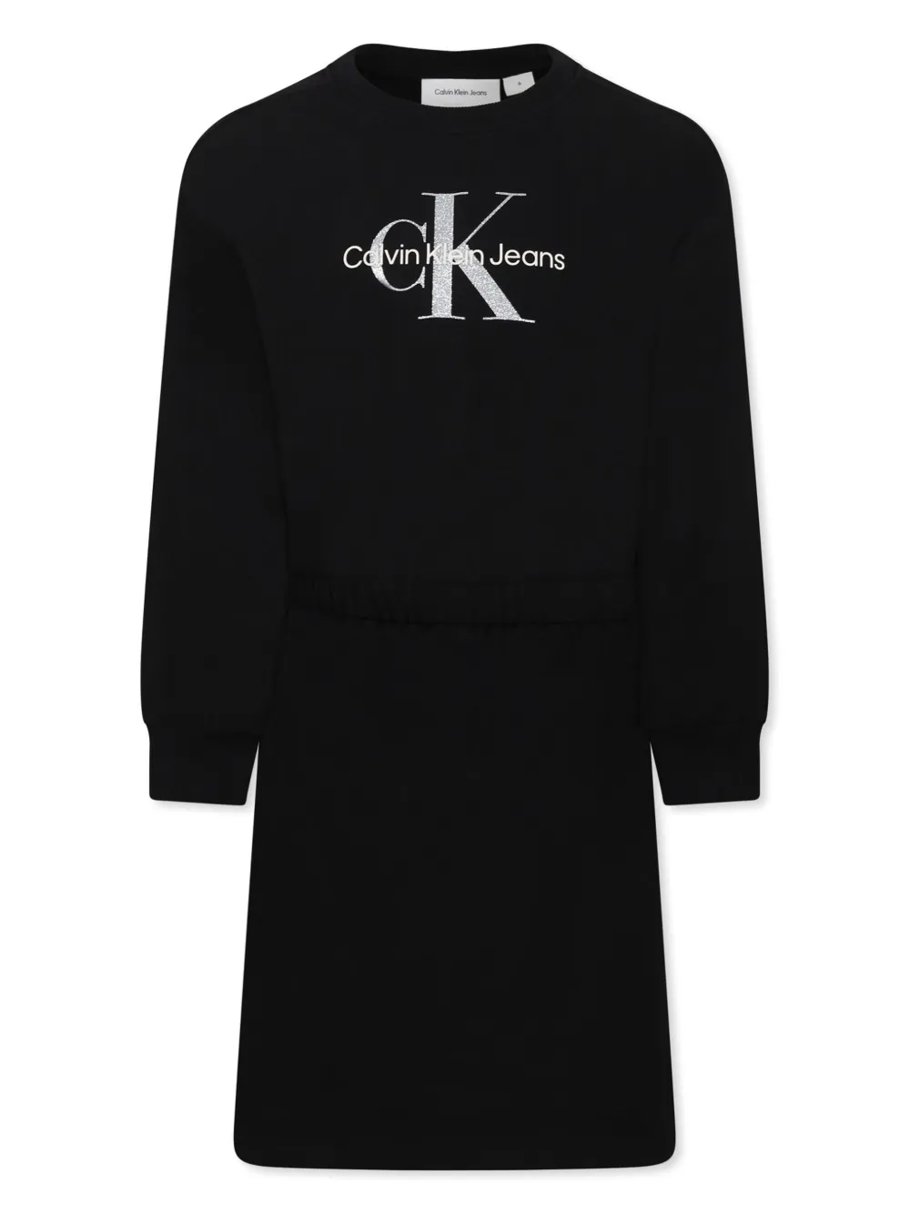 Calvin Klein Kids Jurk met lange mouwen Zwart