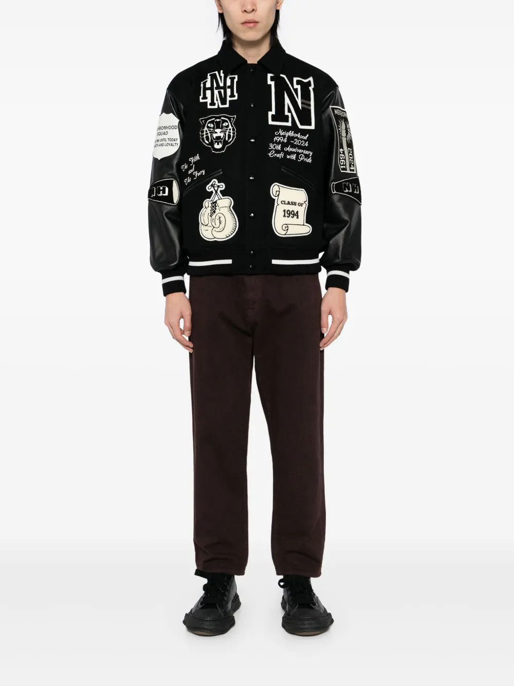 Neighborhood badge bomber jacket | Bomber Jackets | Image 2