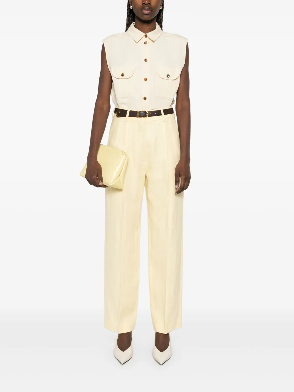 Blazé Milano Savannah blouse - Geel