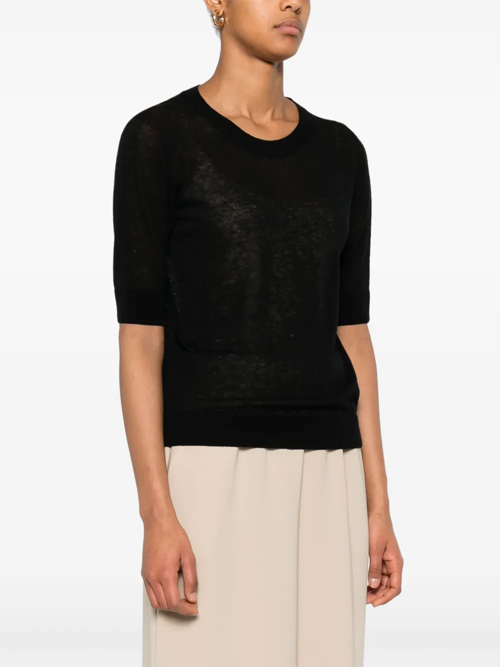 Max Mara Negelia T-shirt Zwart