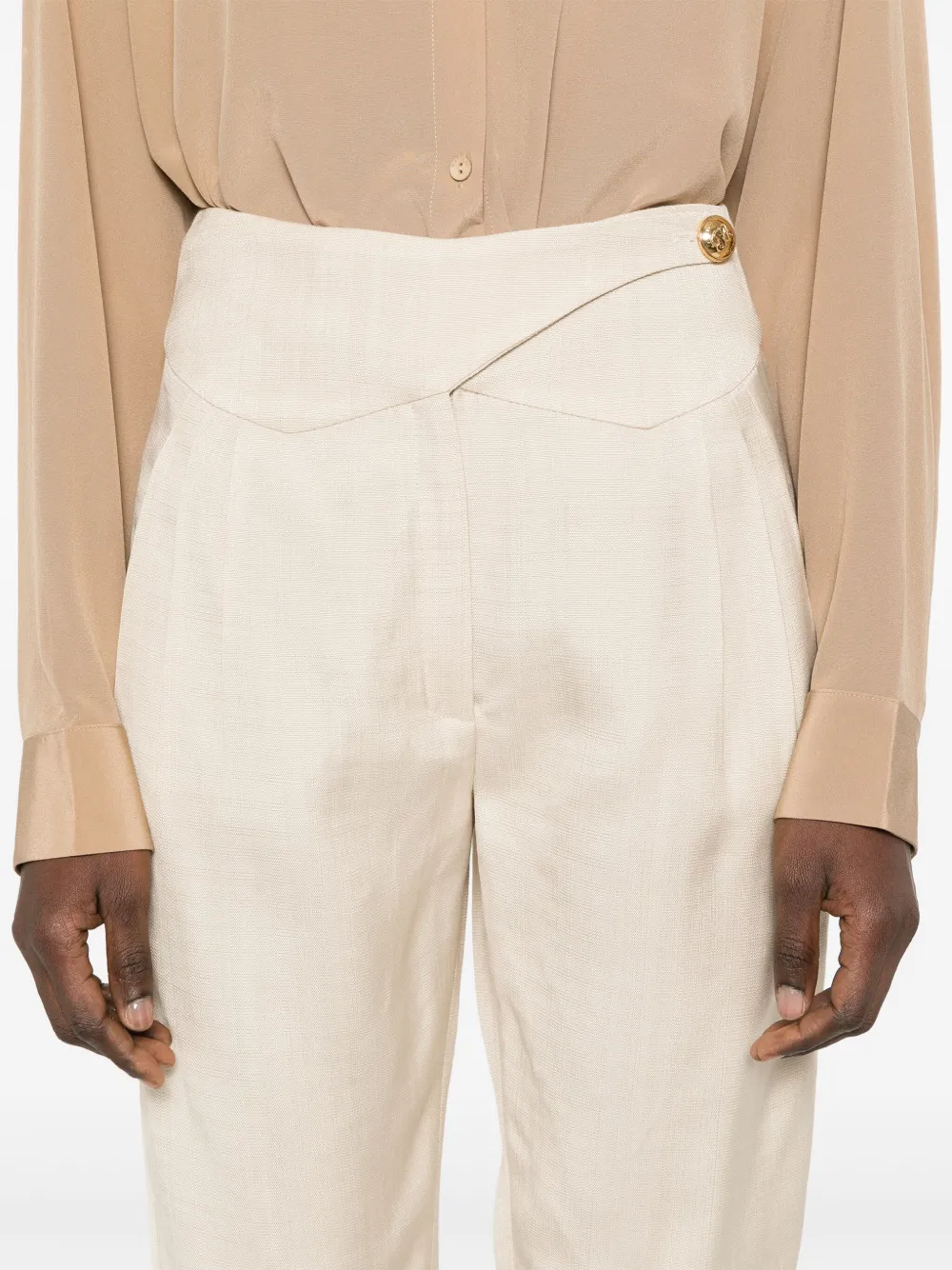 Blazé Milano Sheena Trousers In Neutrals