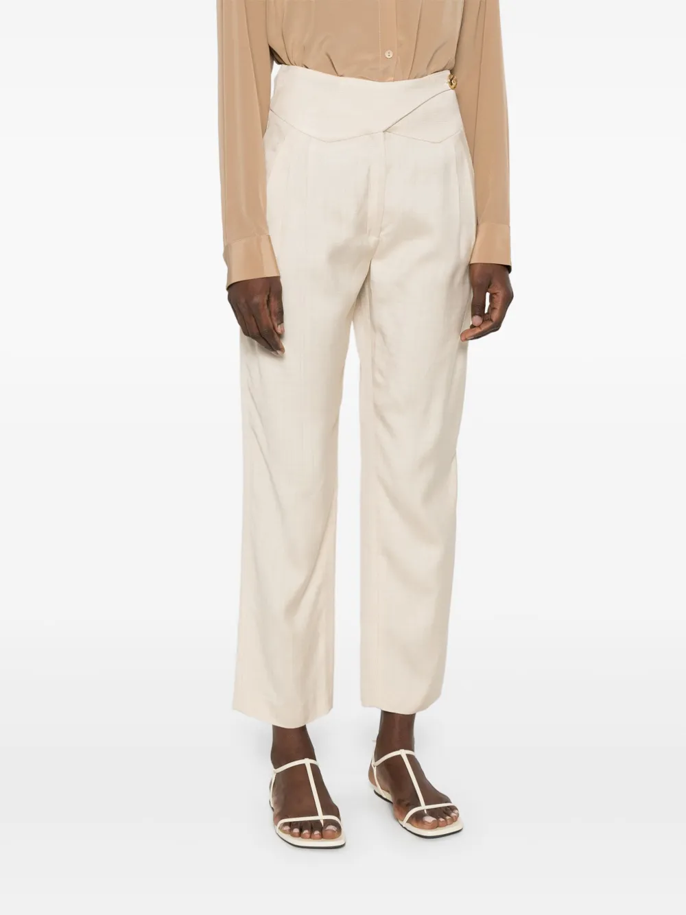 Blazé Milano Sheena Trousers In Neutrals