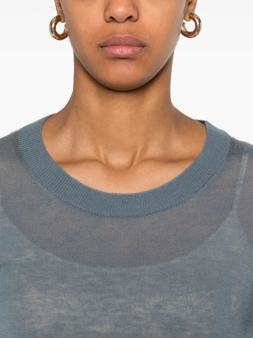 Max Mara Negelia T-shirt Blauw