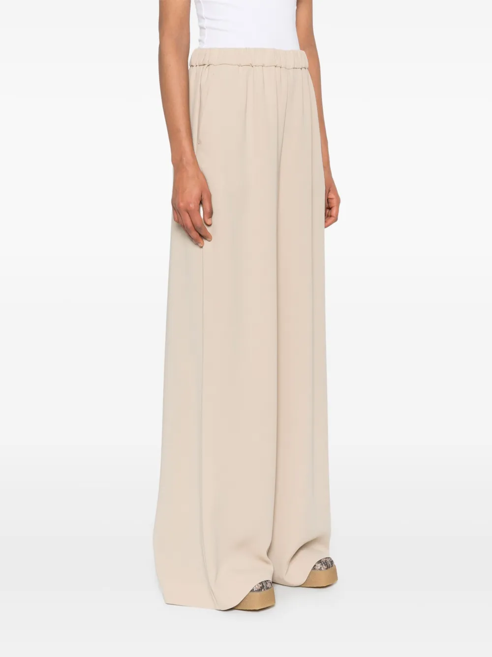 Max Mara Ernesta palazzo broek Beige