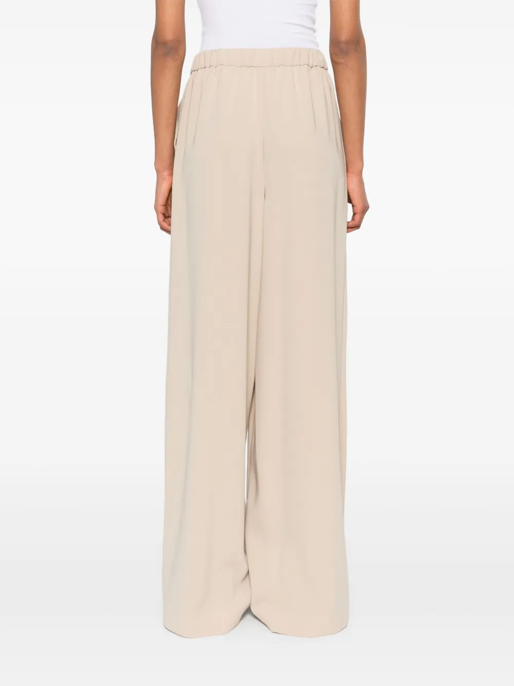 Max Mara Ernesta palazzo broek Beige