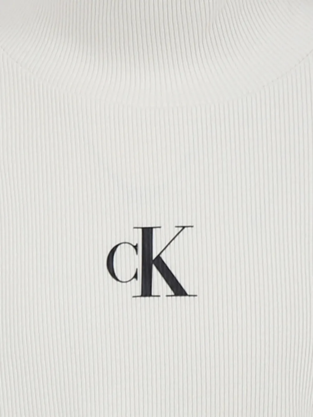 Calvin Klein Kids Sweater met hoge hals Wit