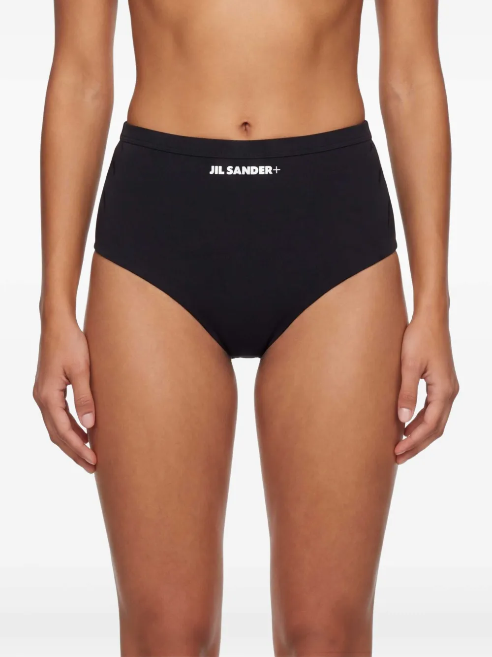 Jil Sander Bikinislip met logoprint Zwart