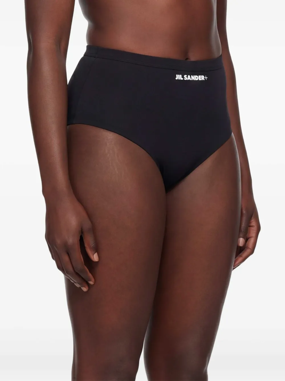 Jil Sander Bikinislip met logoprint Zwart