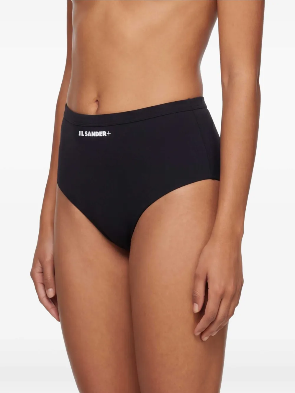 Jil Sander Bikinislip met logoprint Zwart