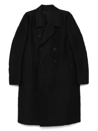 Rick Owens Officer コート | ブラック | FARFETCH JP