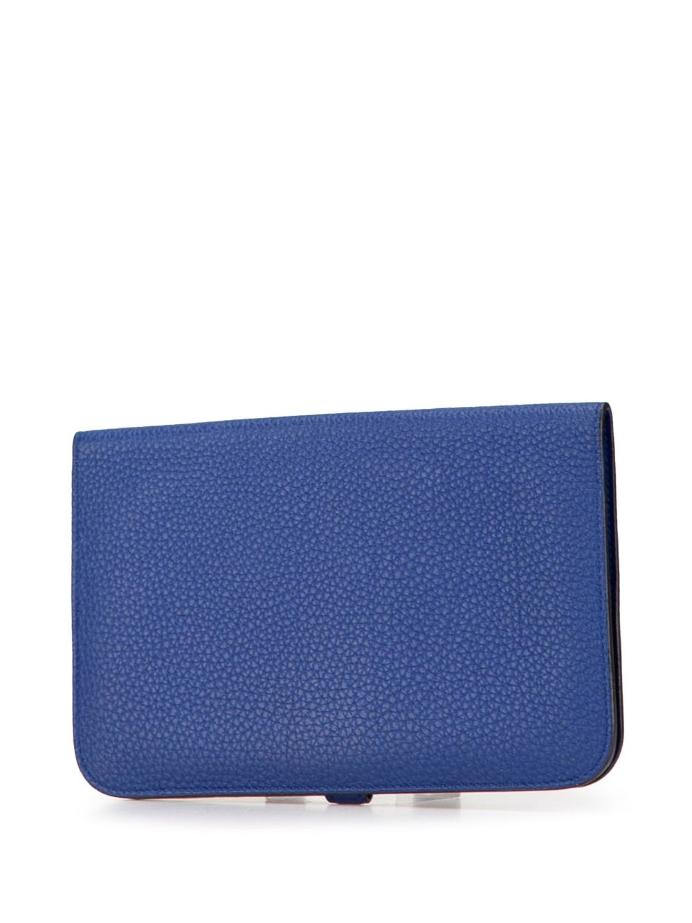 Hermès Pre-Owned 2000 Togo Dogon Duo Wallet long wallets - Blauw