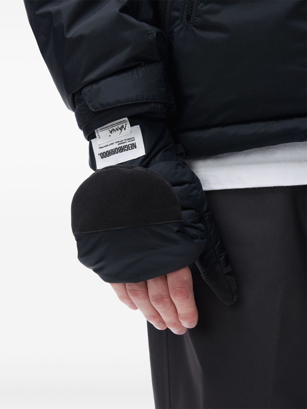 Neighborhood padded gloves - Black