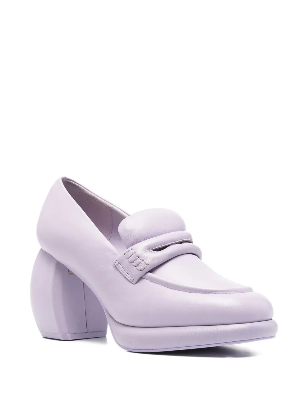 Martine Rose X Clarks 80mm Bulbous-heel Loafers In Purple