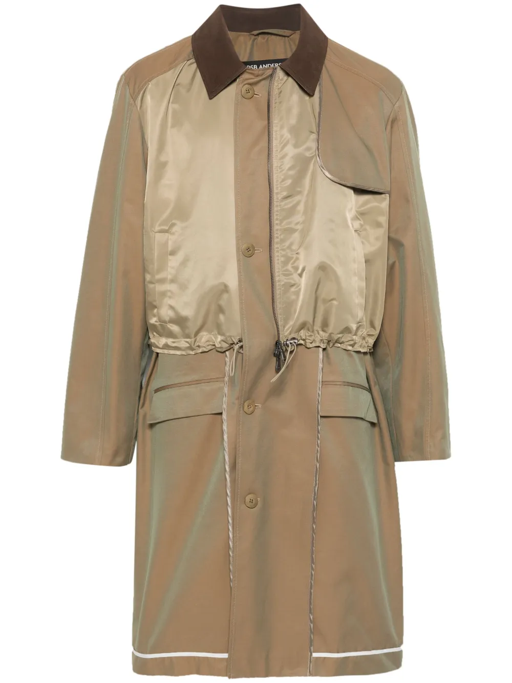 Andersson Bell Bomber Mix Coat In Neutrals