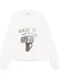 Bonsai graphic-print sweatshirt - White