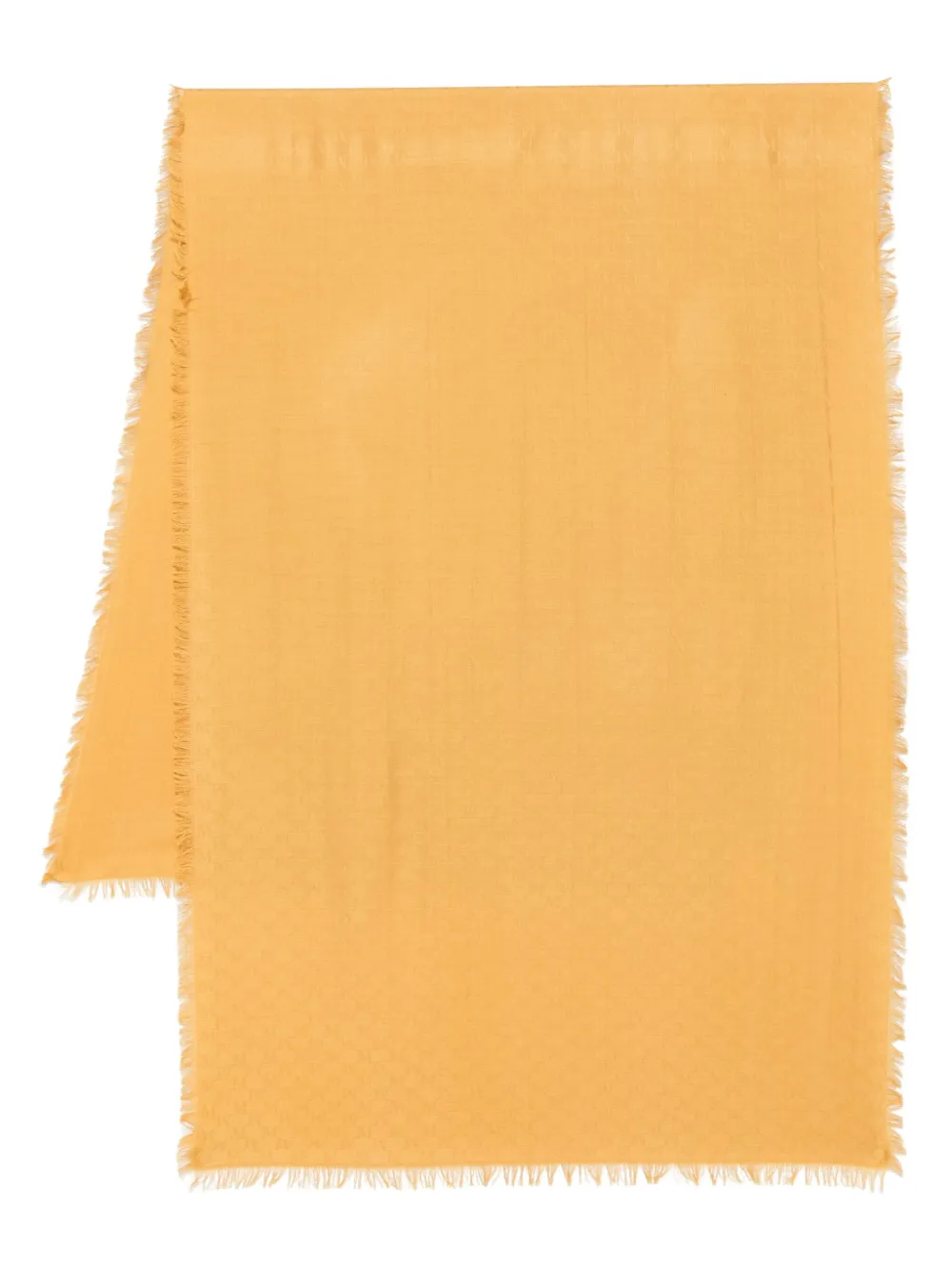 Max Mara Sjaal met logo-jacquard Geel