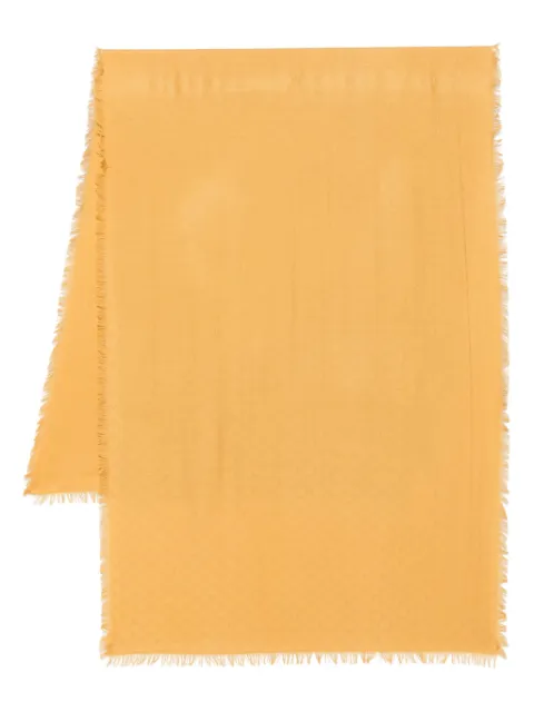 Max Mara mascada con logo en jacquard