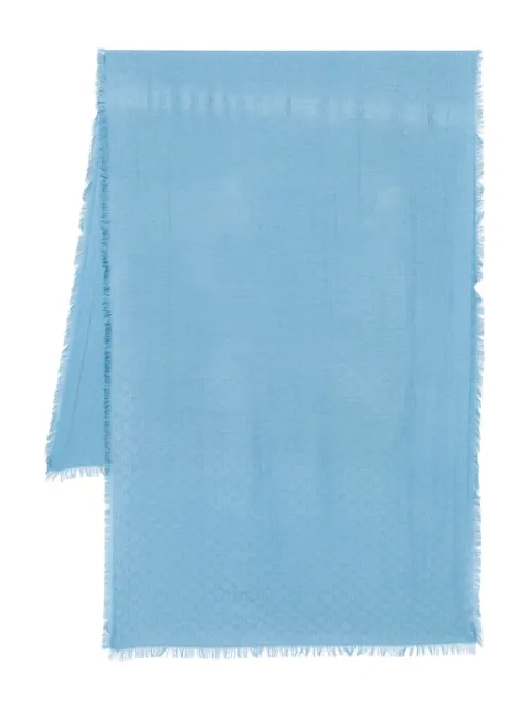 Max Mara monogram-jacquard scarf