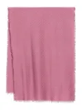 Max Mara logo-jacquard scarf - Purple