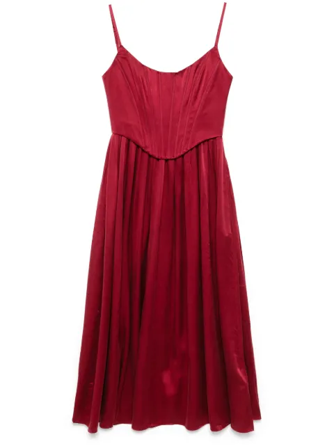 ZIMMERMANN vestido midi estilo corset