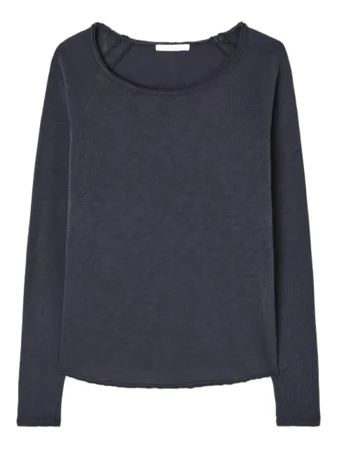 American Vintage raglan-sleeve raw-edge T-shirt