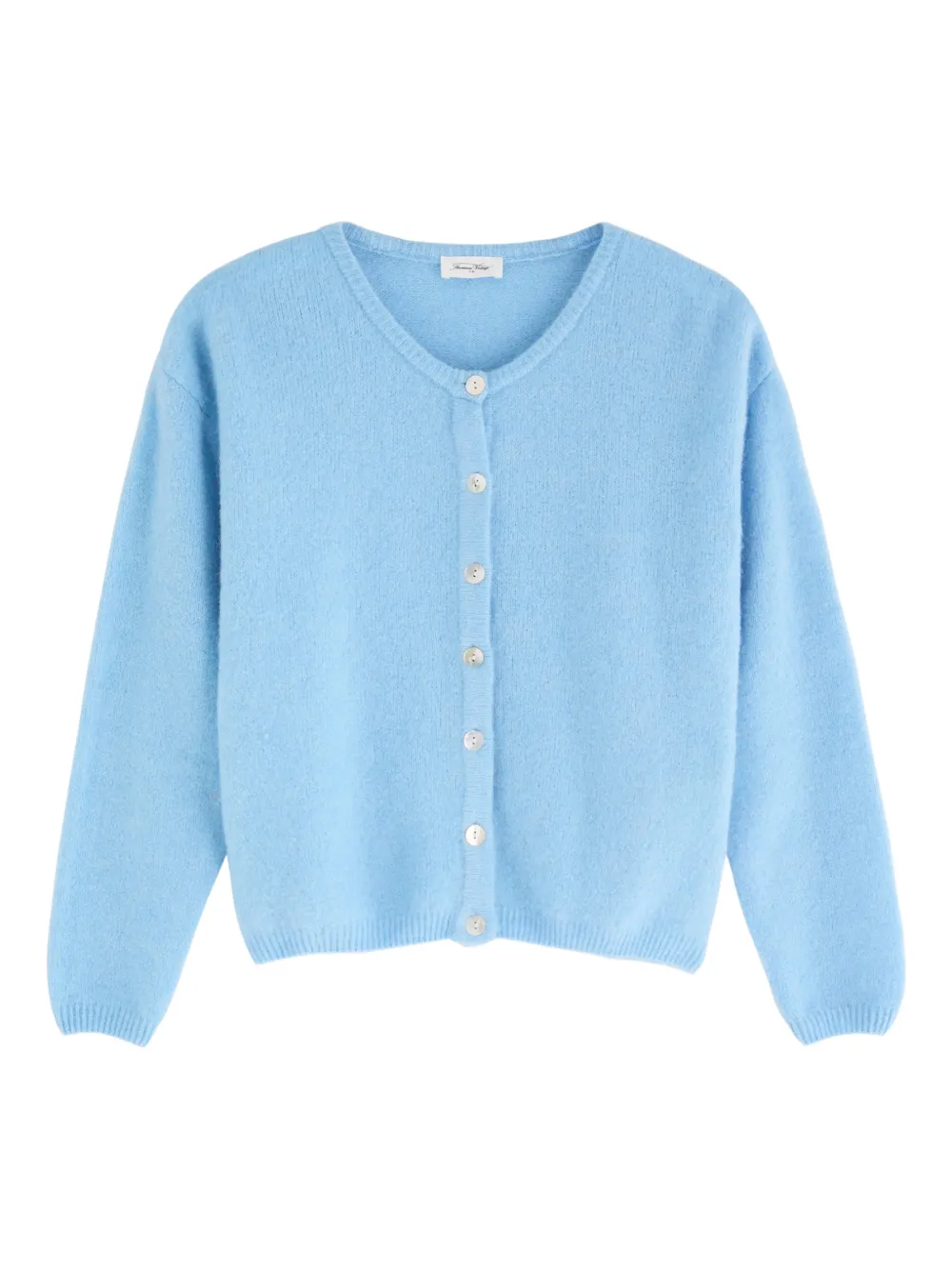 American Vintage Cardigan con bottoni - Blu
