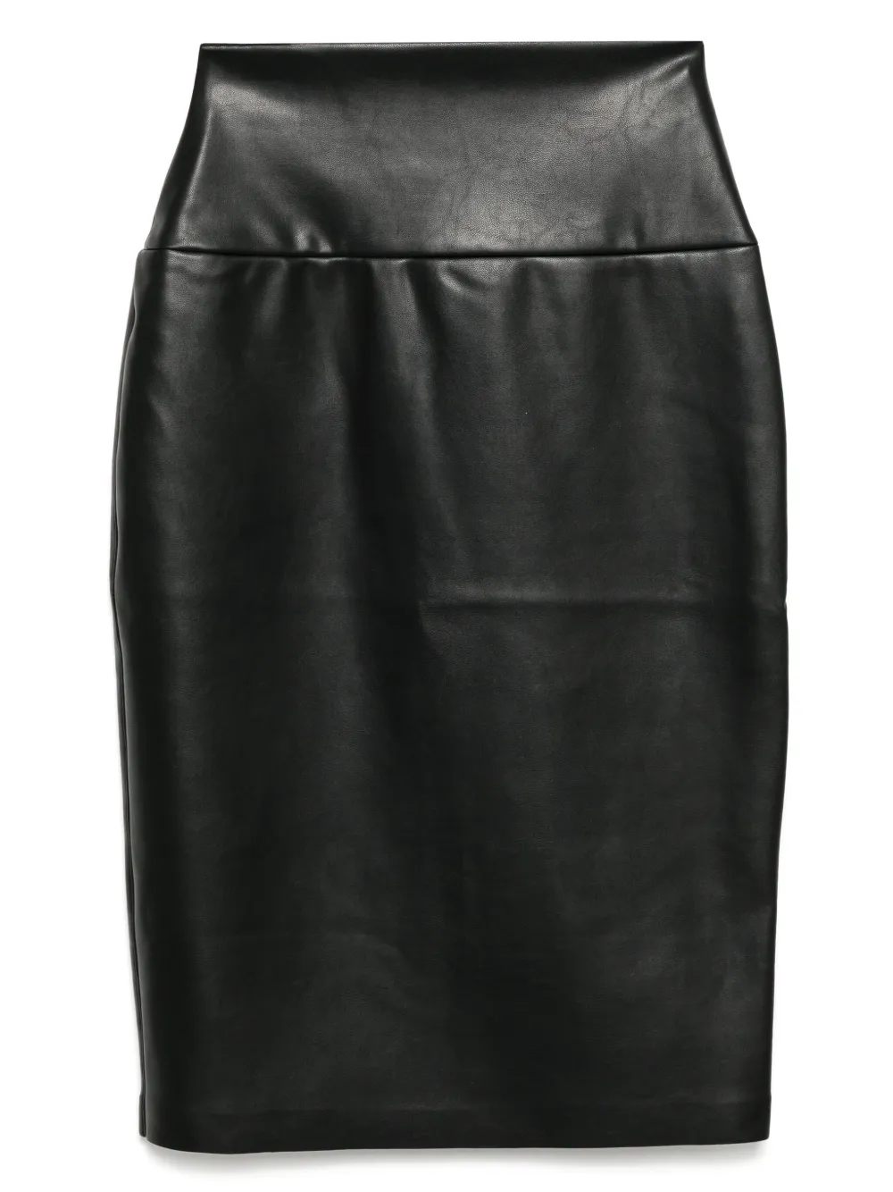 high-waisted midi skirt