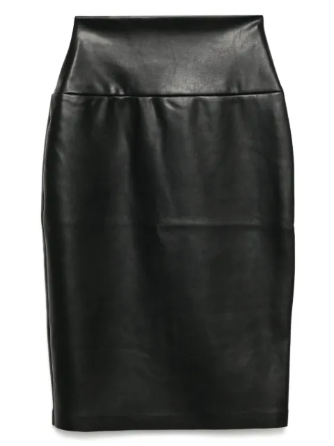 Norma Kamali high-waisted midi skirt