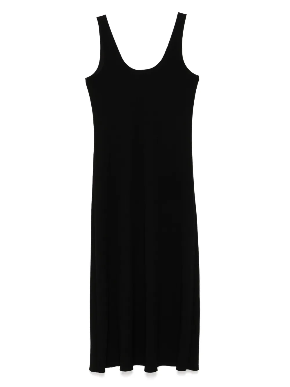 Vince scoop-neck midi dress - Zwart