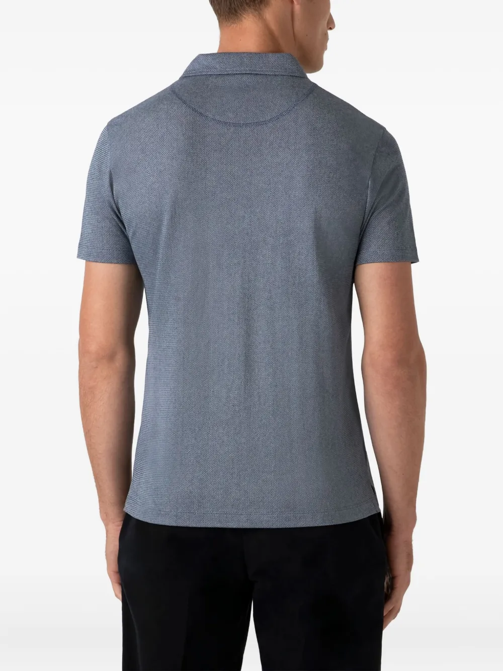 Sunspel Poloshirt met borstzak Blauw