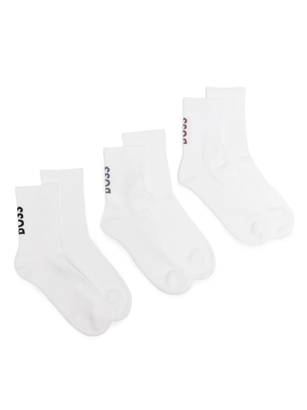 BOSS set de tres pares de calcetines con logo | blanco | Image 1