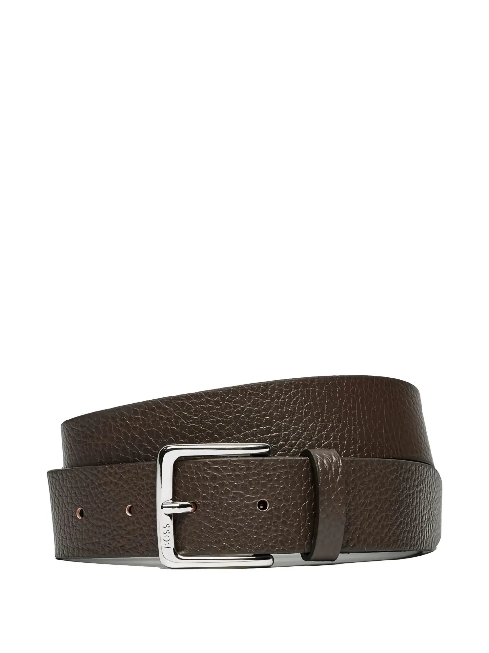 BOSS leather belt Bruin