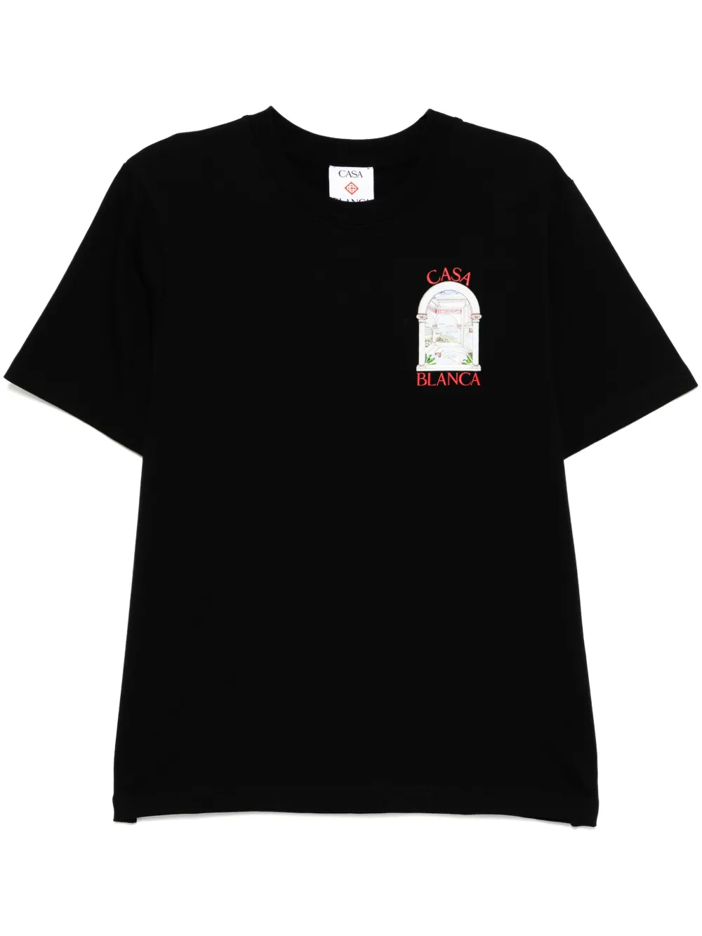 Casablanca playera con estampado de pasaje | negro | Image 1