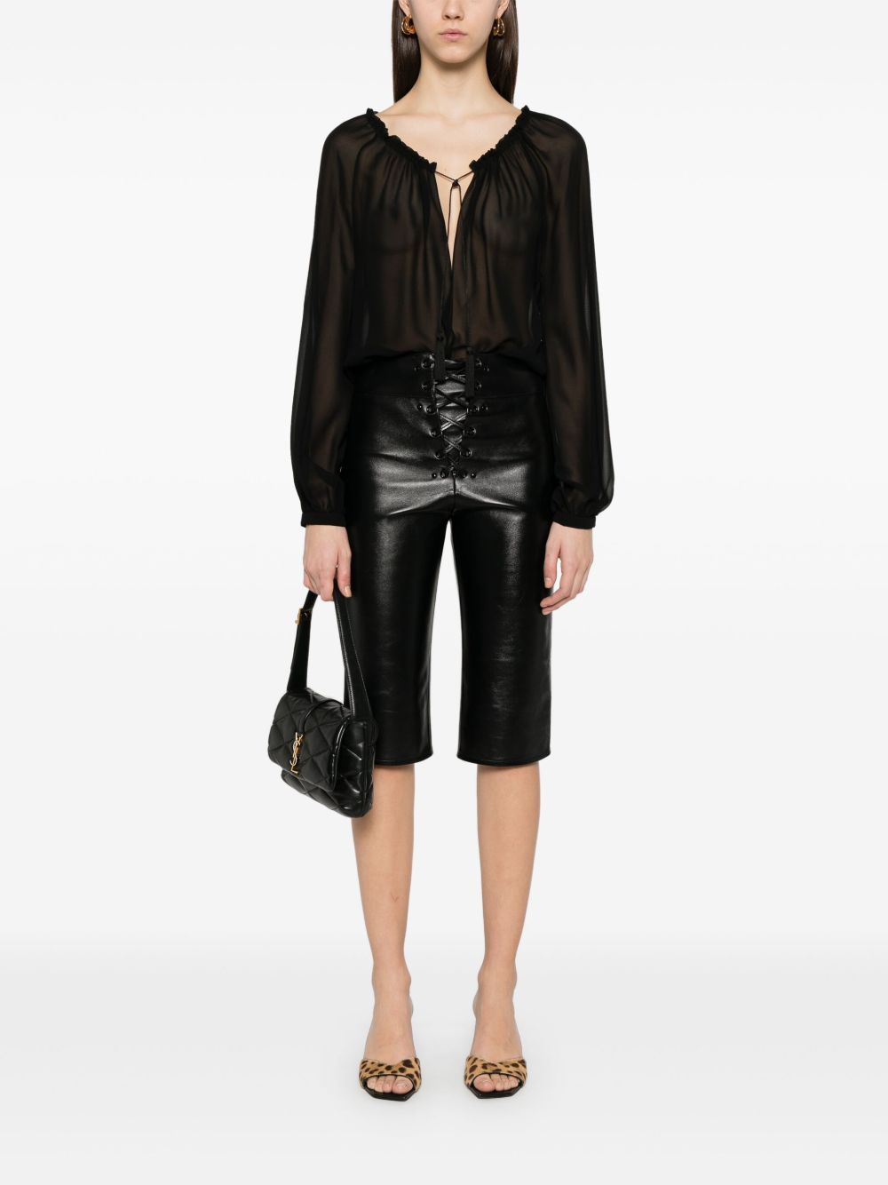 TOM FORD Zijden blouse - Zwart