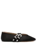 Le Monde Beryl Claudia ballerina shoes - Black