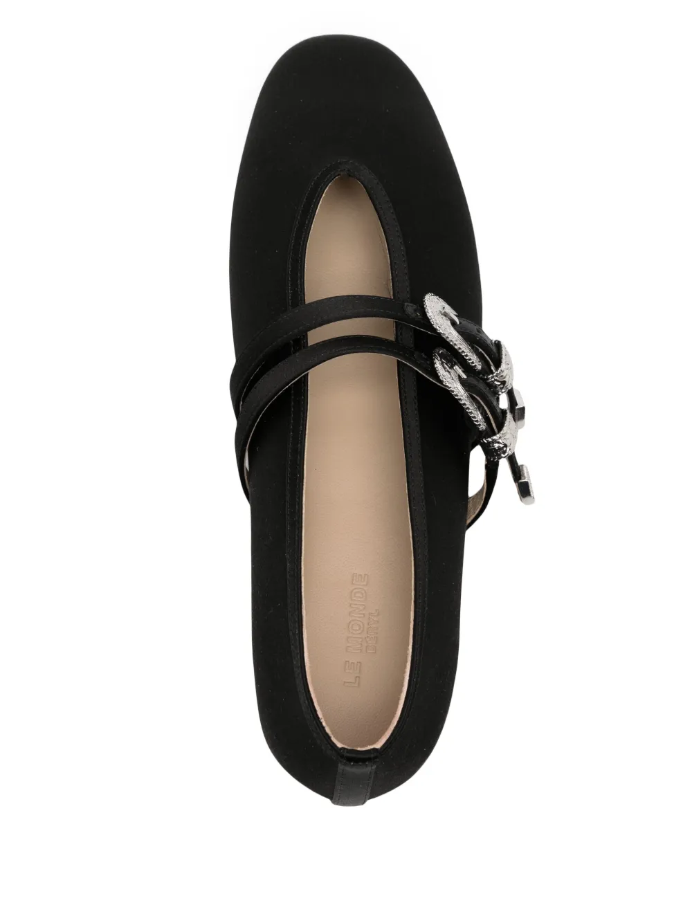 Le Monde Beryl Claudia ballerina shoes Black