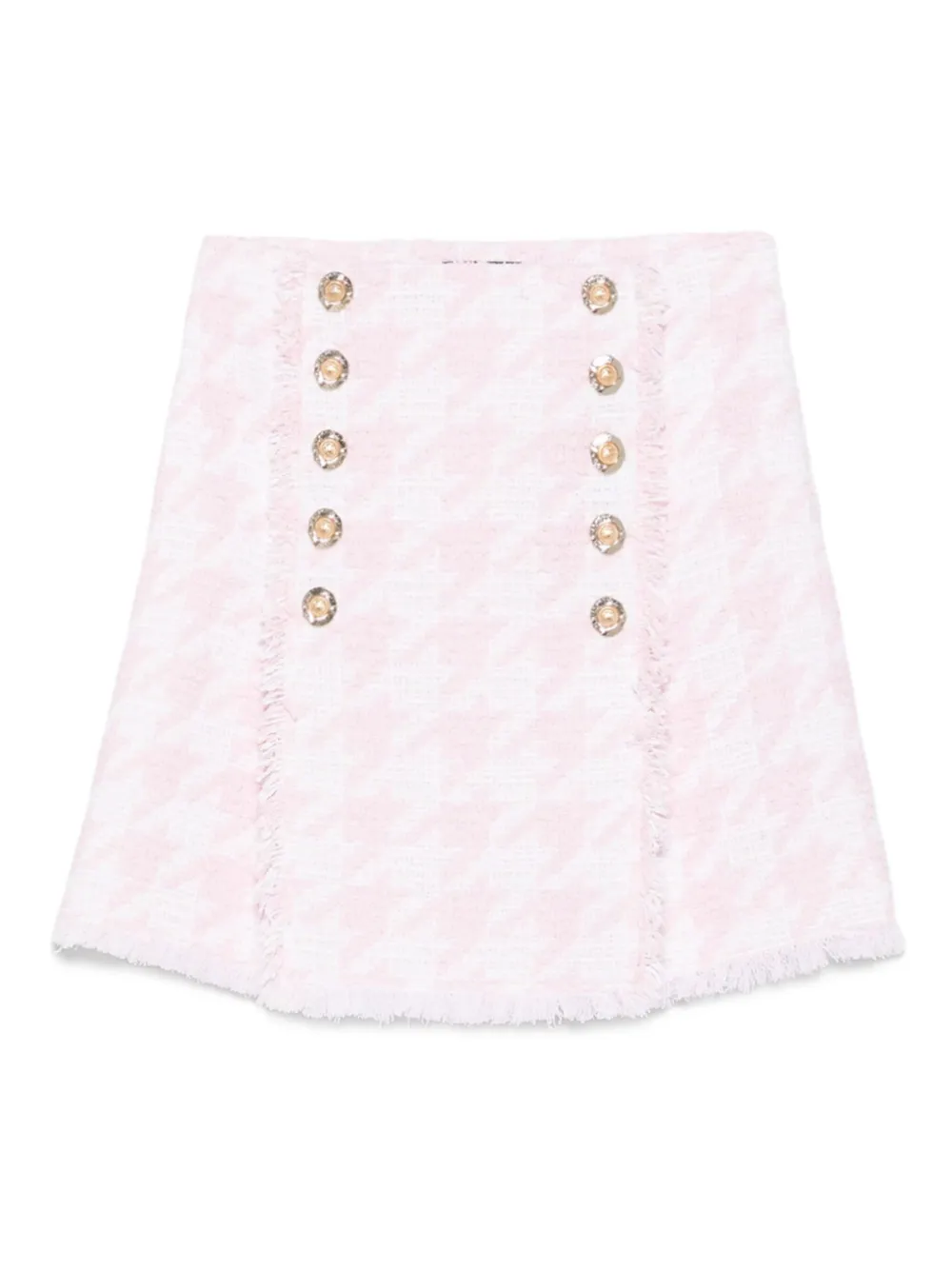 Balmain tweed mini skirt Roze