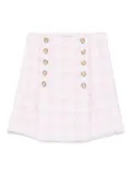 Balmain tweed mini skirt - Pink
