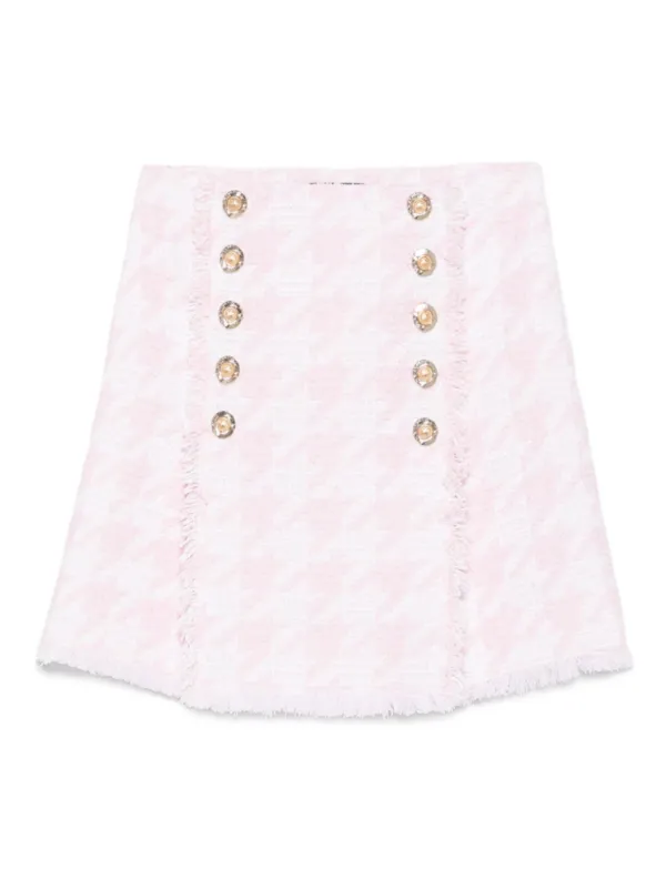 Balmain ツイード ミニスカート | ピンク | FARFETCH JP