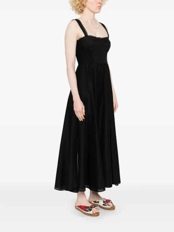 Charo Ruiz Ibiza Crissy Midi Dress - Black